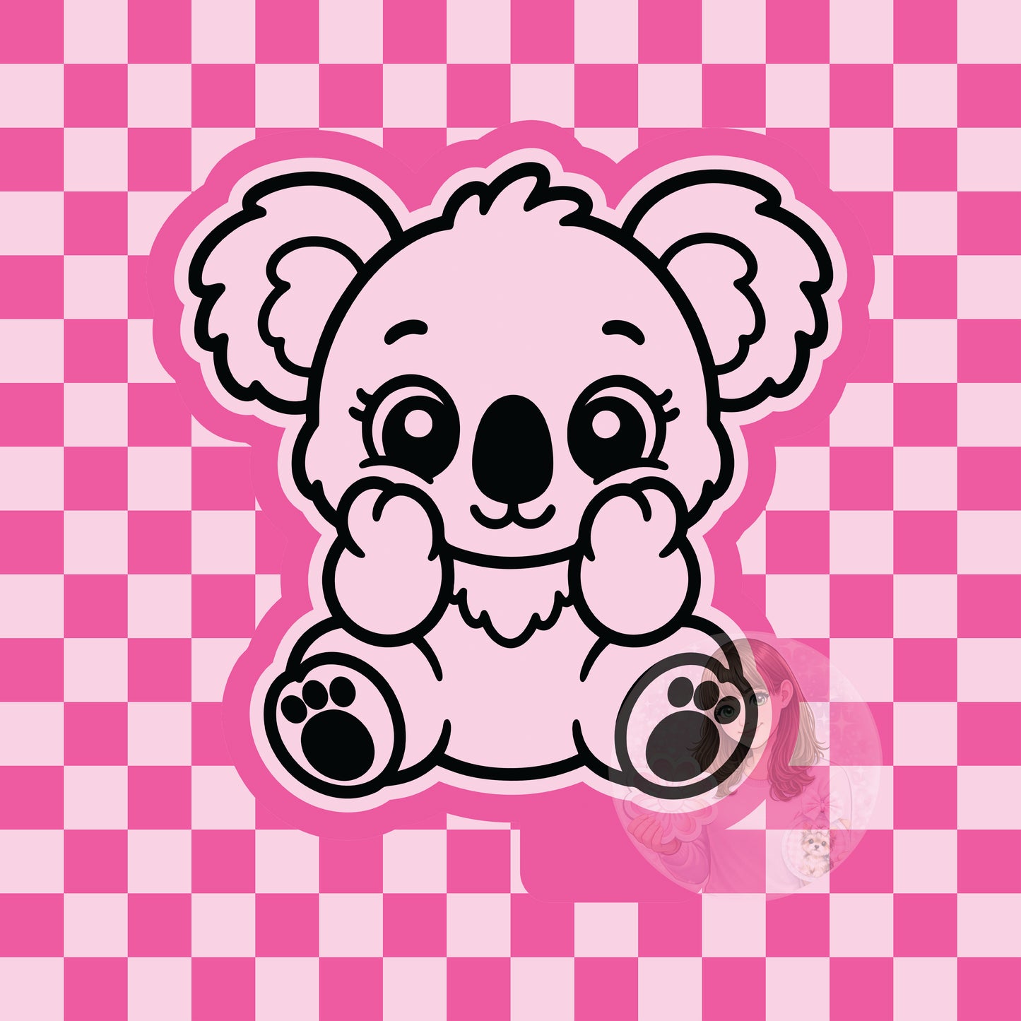 Cutesy koala silicone freshie mold