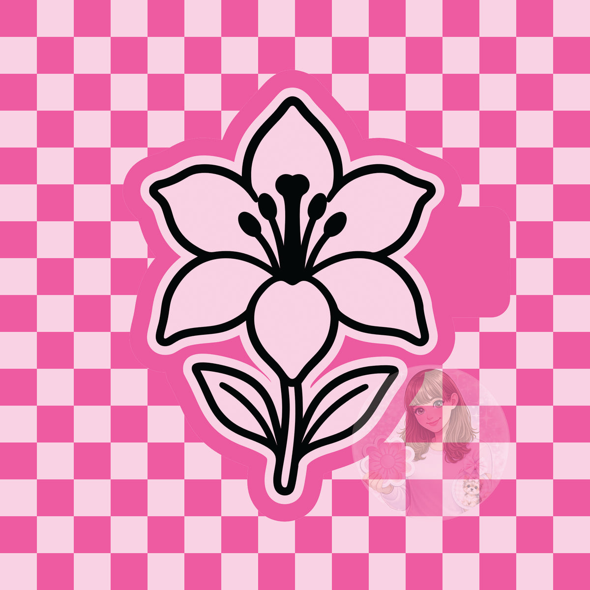 Lily silicone freshie mold