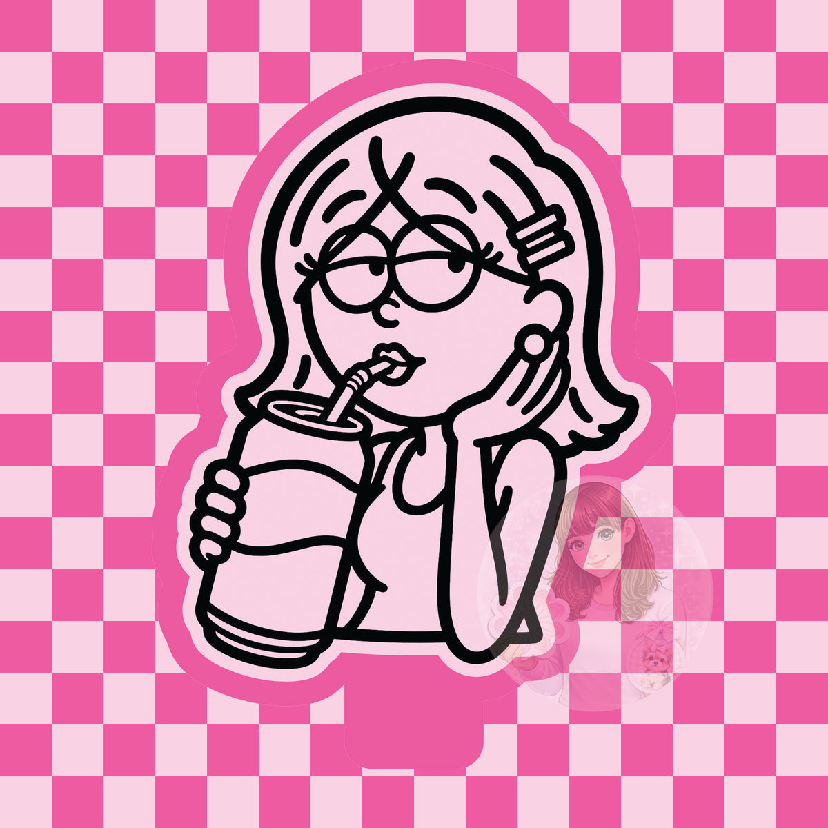 Lizzie soda silicone freshie mold