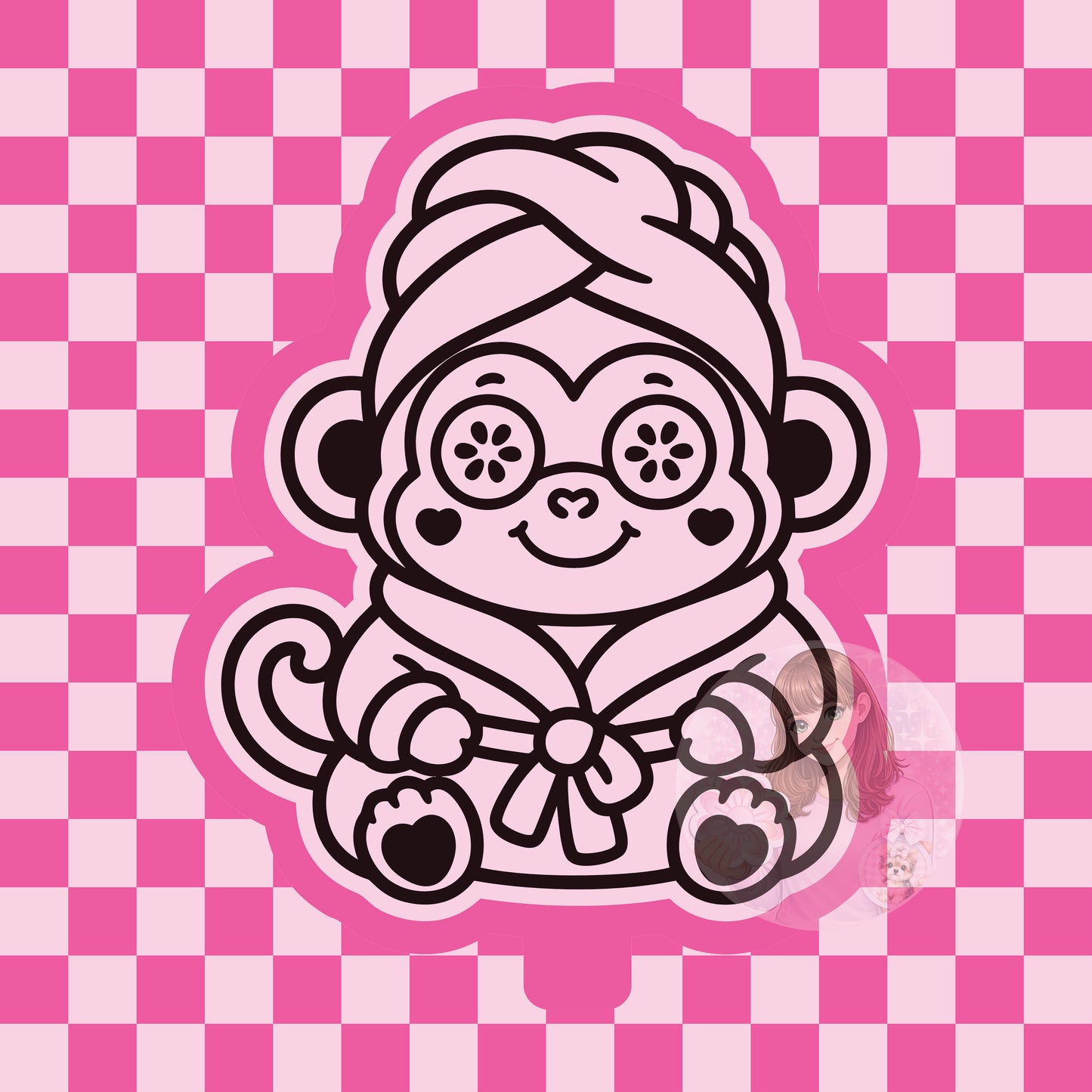 Spa monkey silicone freshie mold