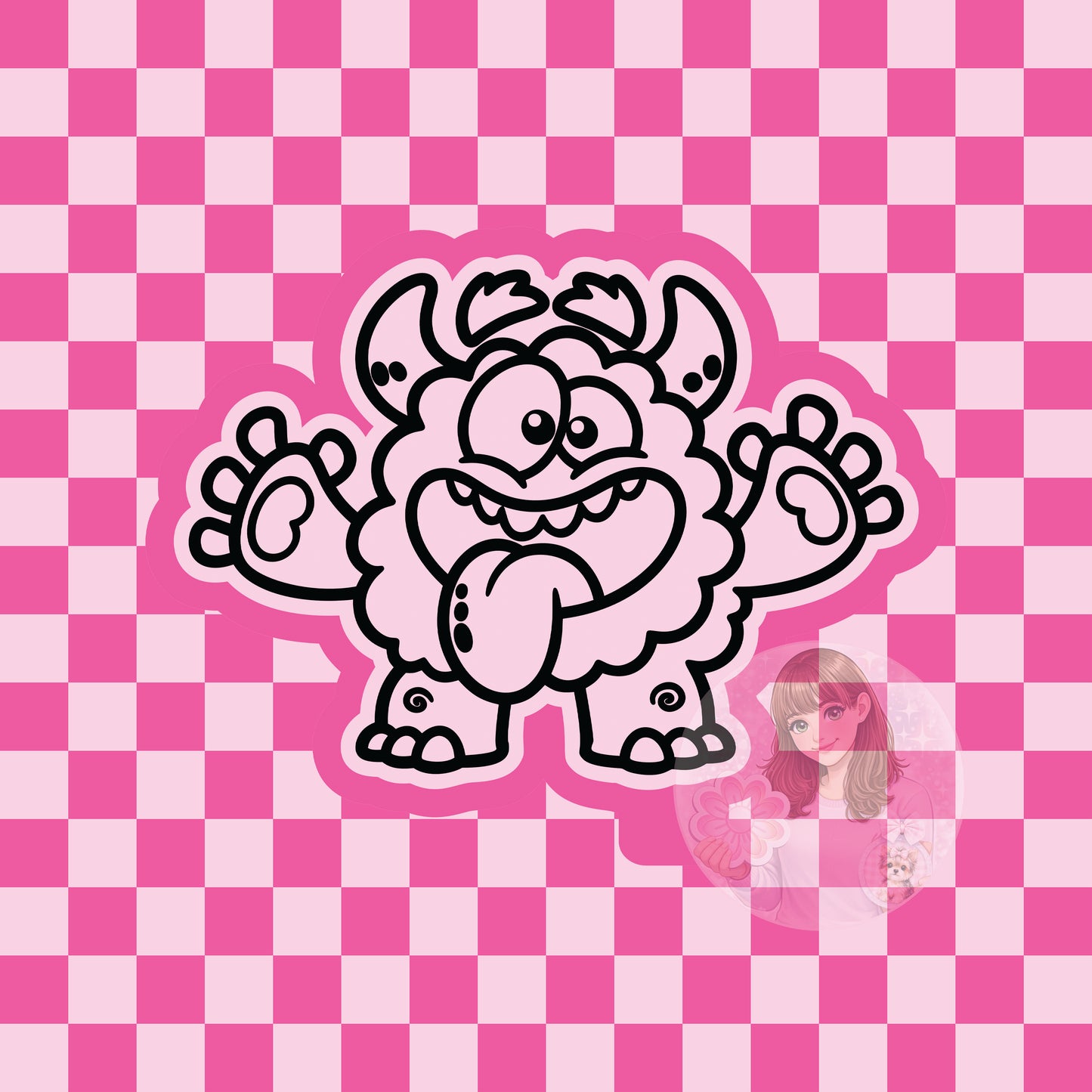 Silly monster silicone freshie mold