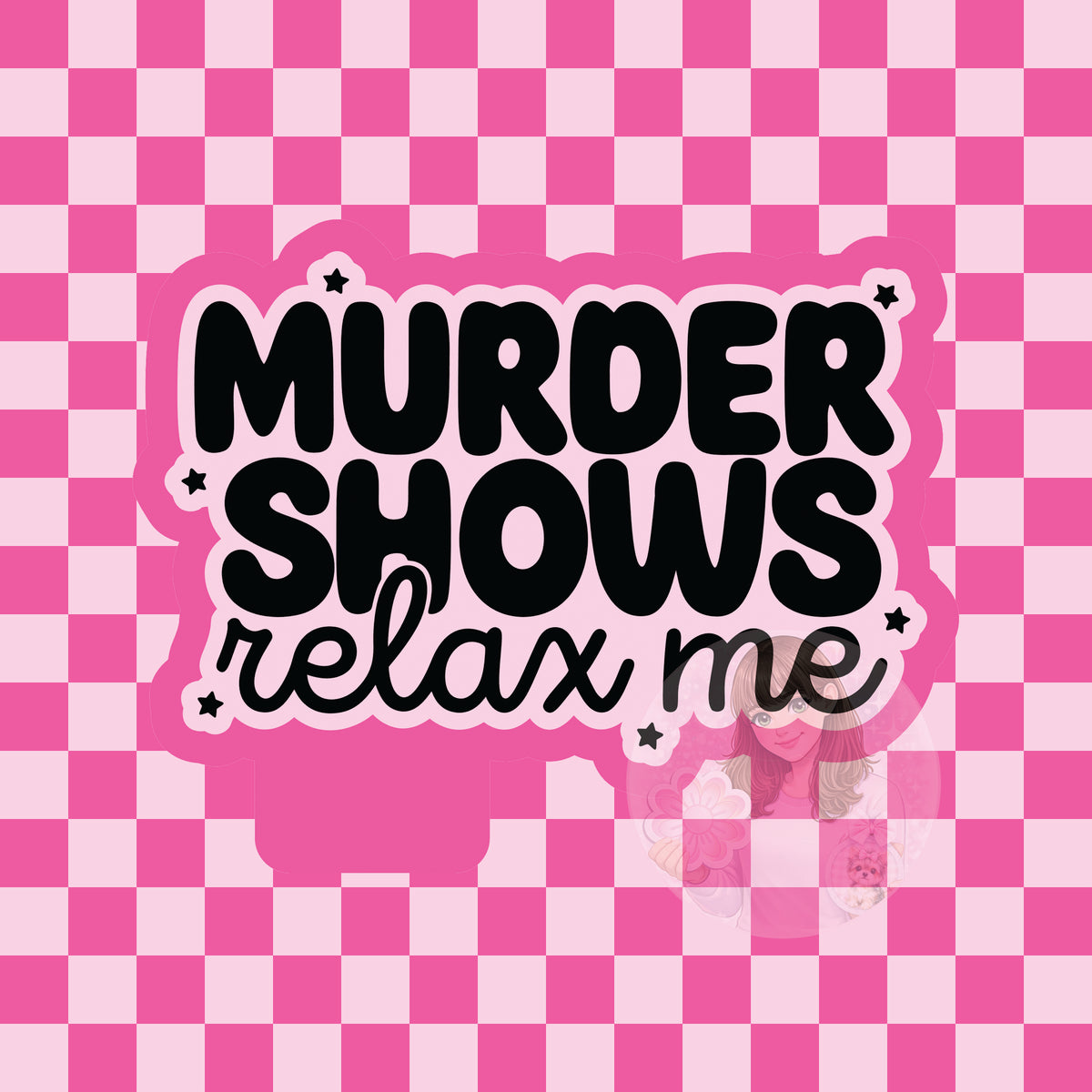 Murder shows relax me silicone freshie mold