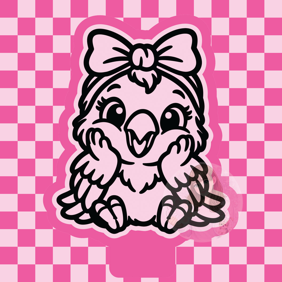 Cutesy parrot silicone freshie mold