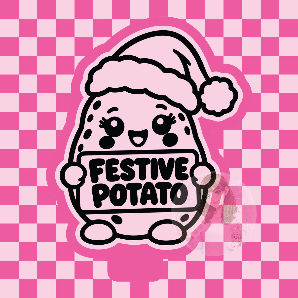 Festive potato silicone mold