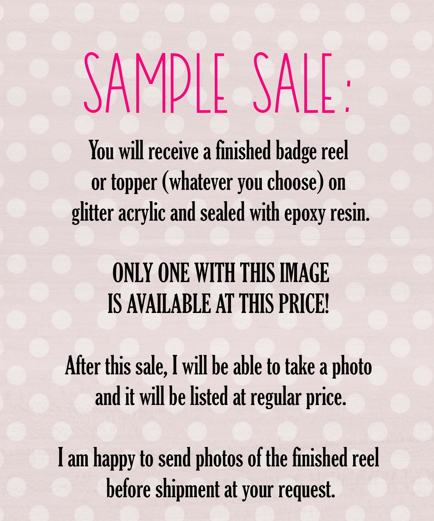 SAMPLE SALE- Treat yourself book bag badge reel