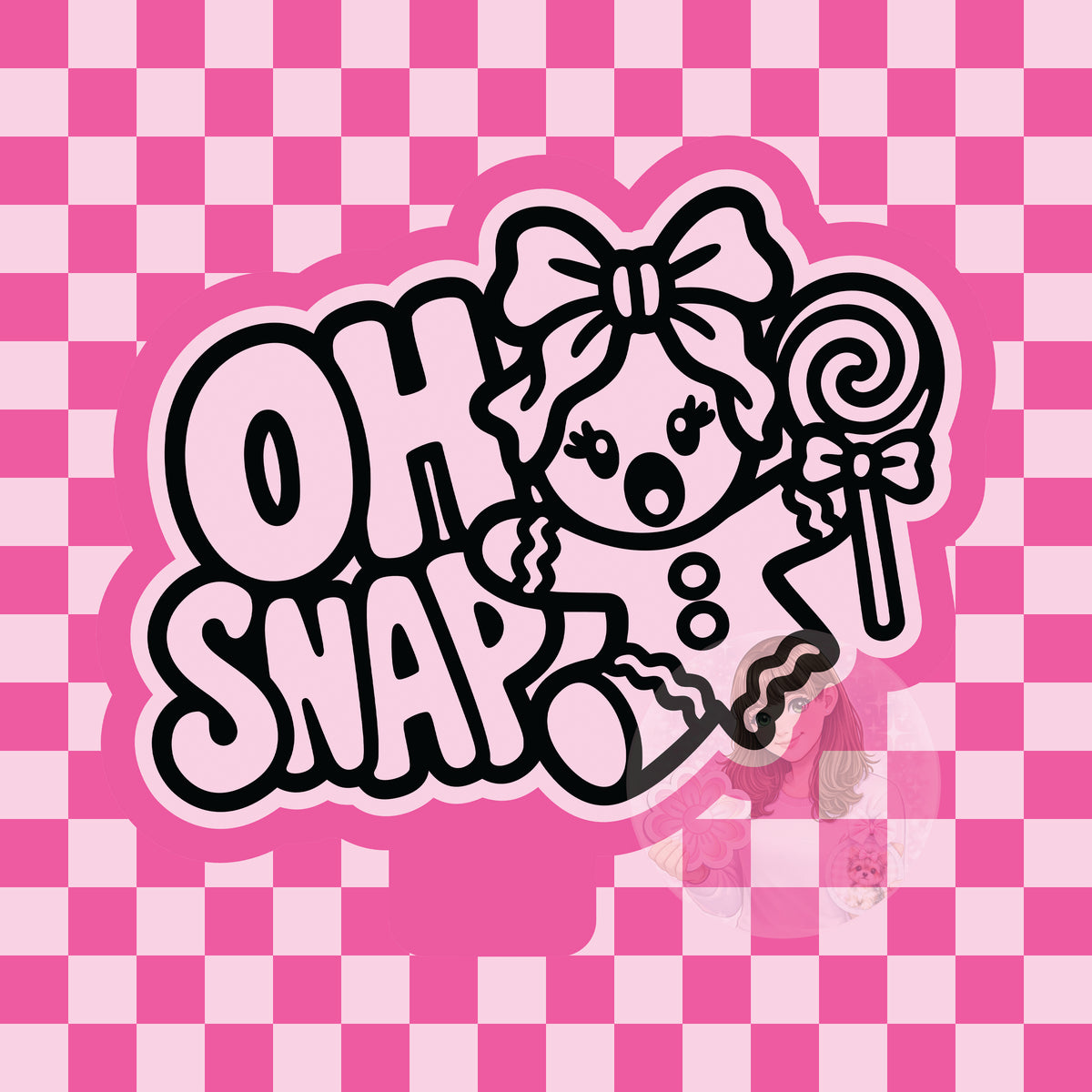 Oh snap gingerbread silicone freshie mold