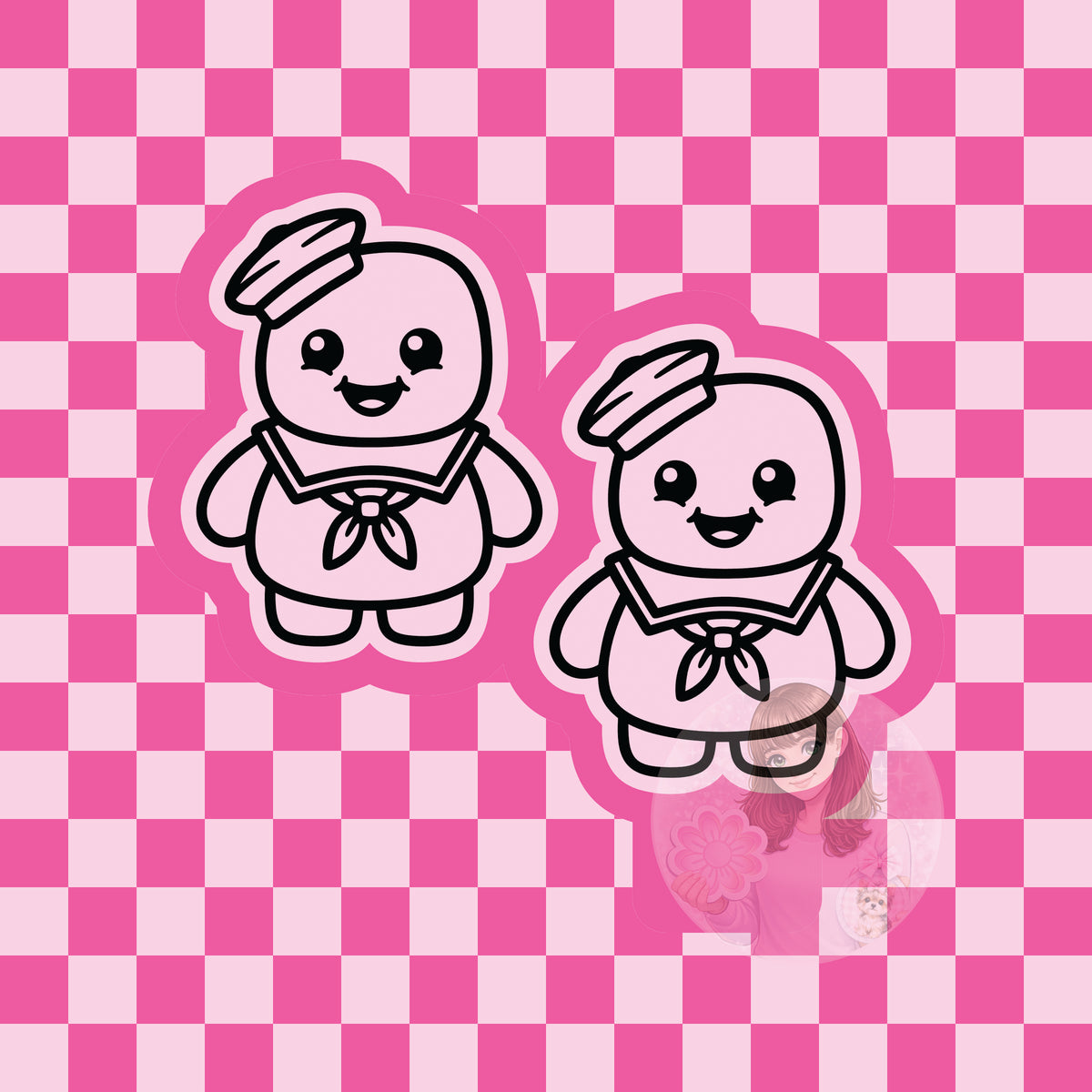 Marshmallow guy freshie vent clip mold