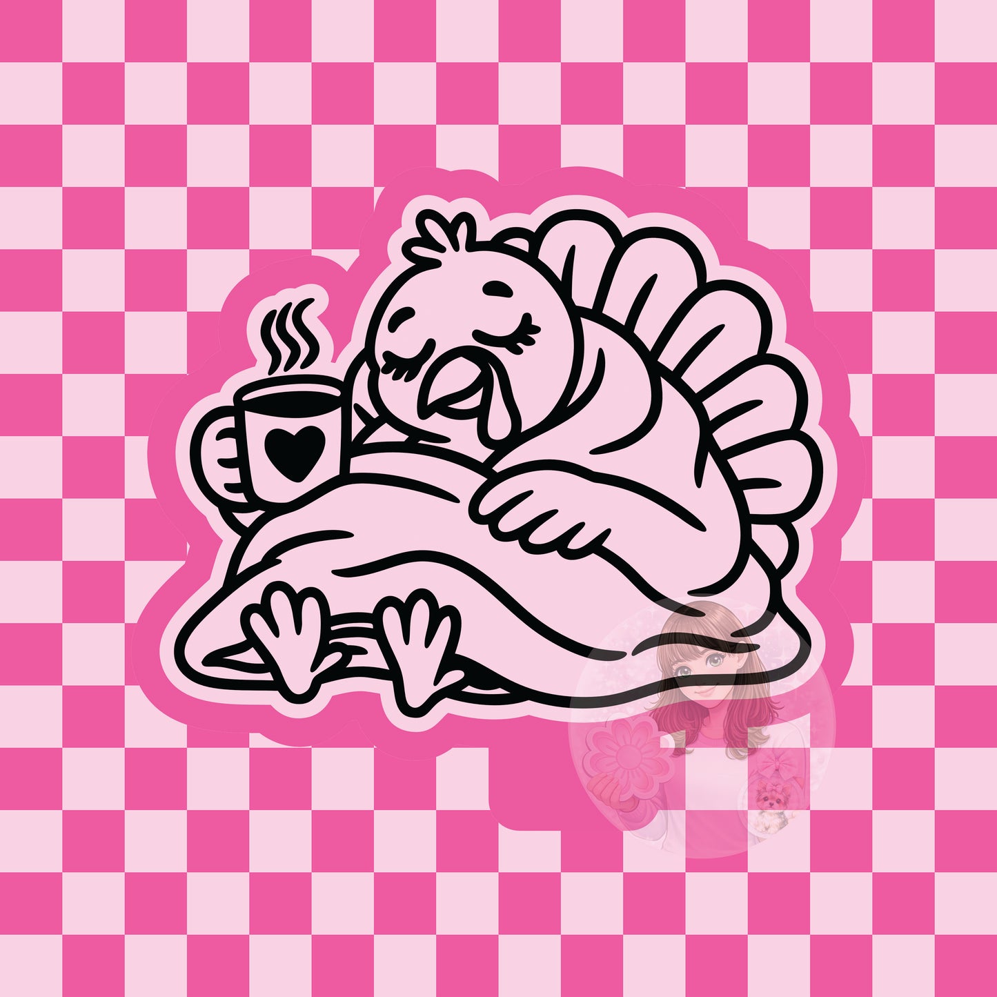 Stuffed turkey silicone freshie mold