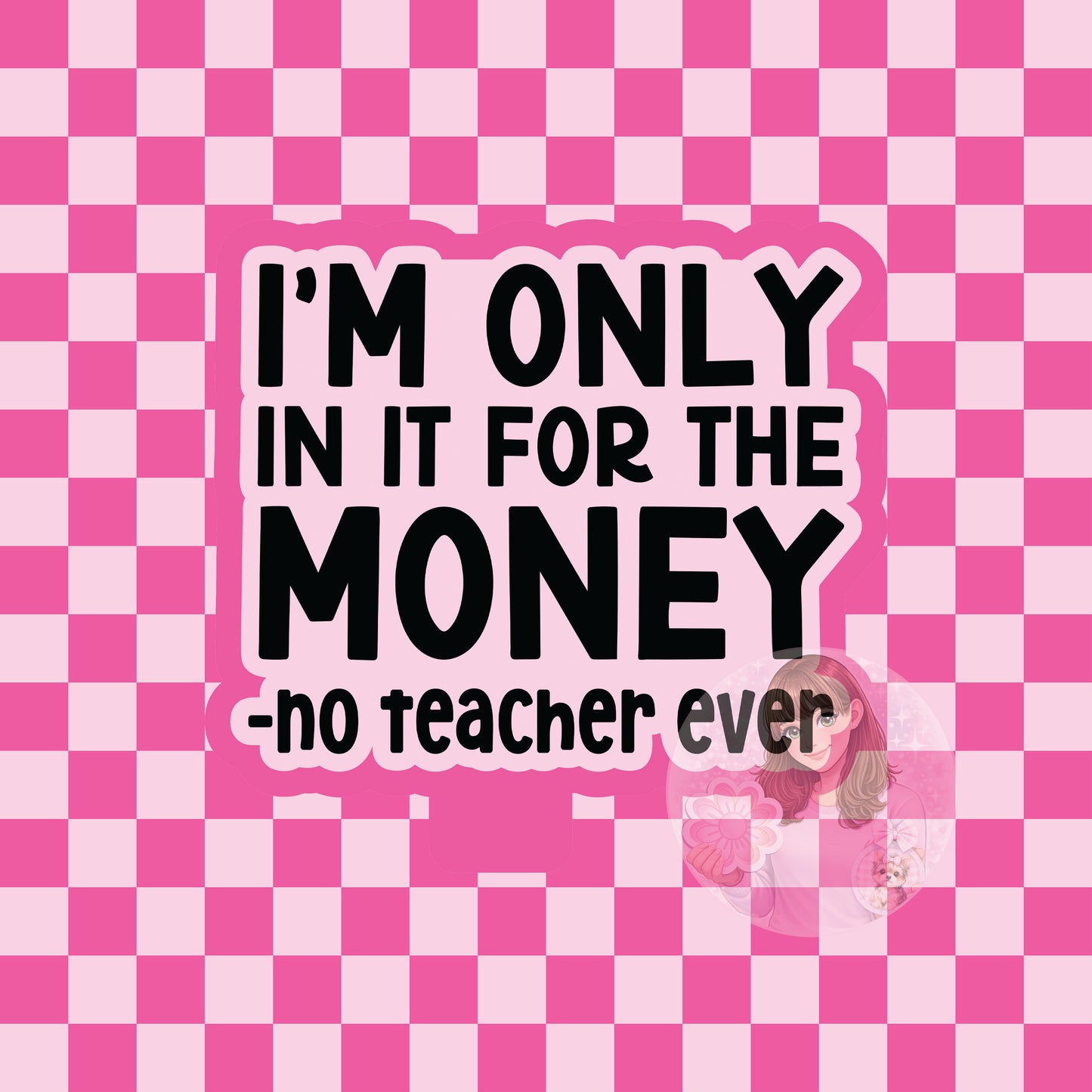 No teacher ever silicone freshie mold