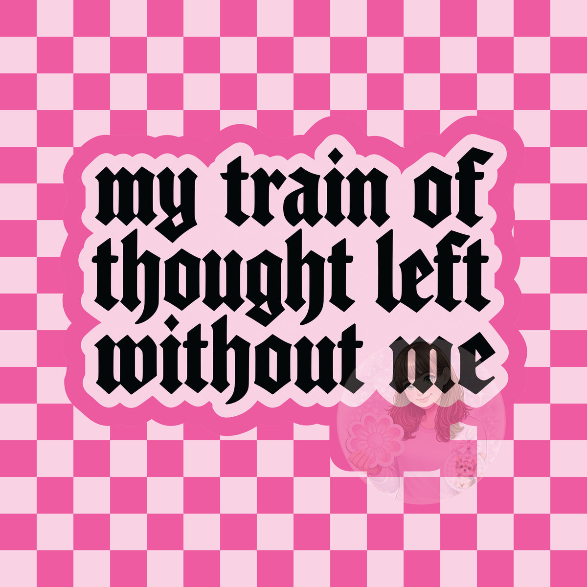 My train of thought left without me silicone mold