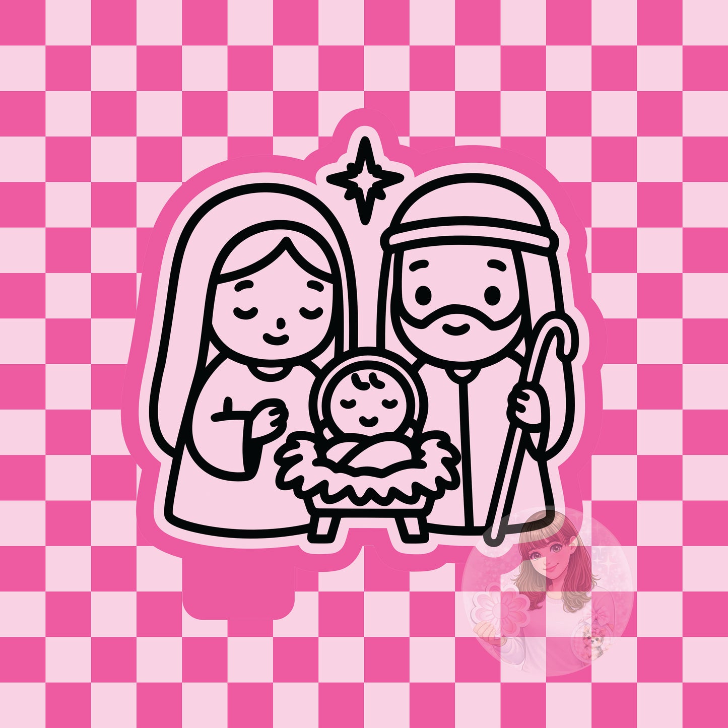 Nativity silicone freshie mold