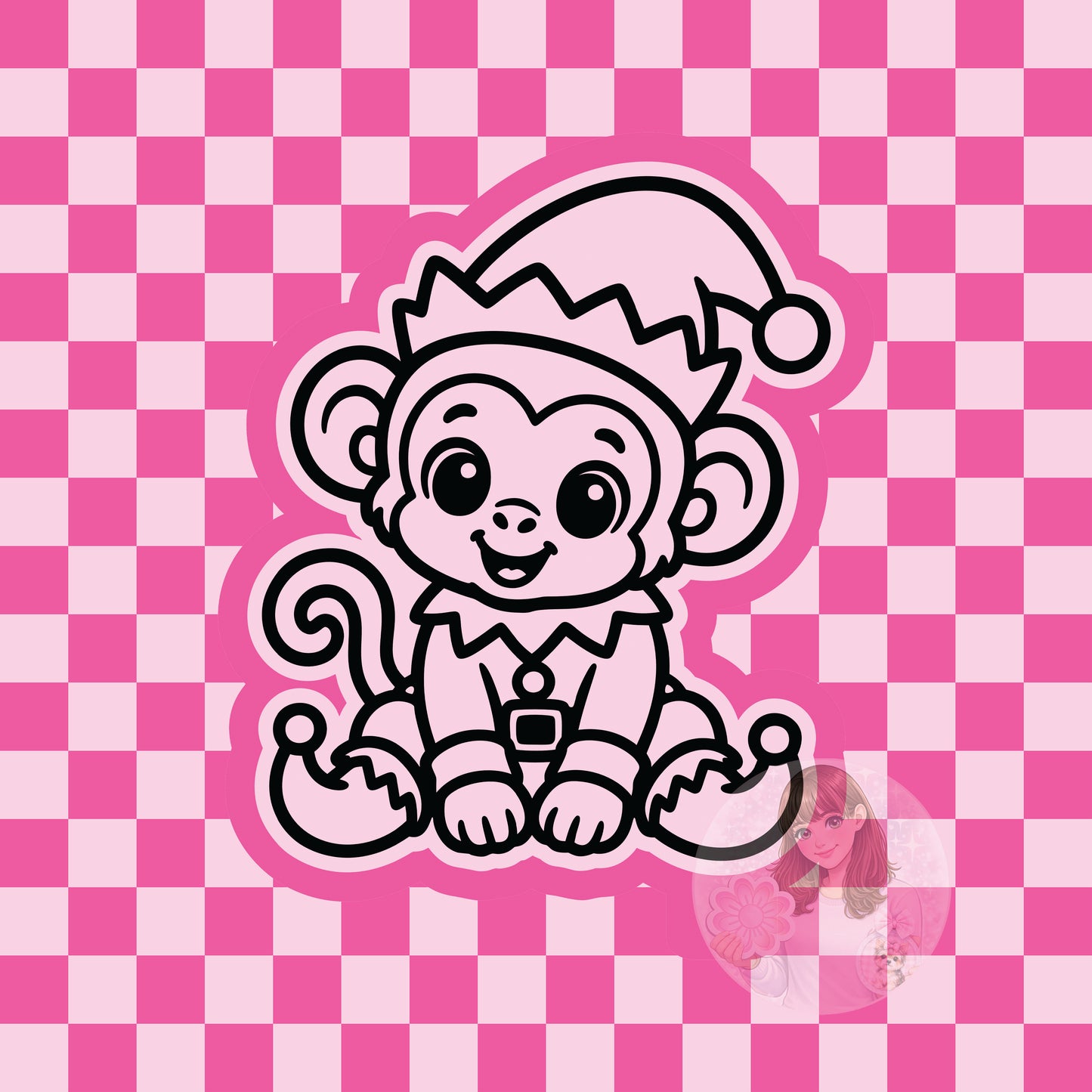 Elf monkey silicone freshie mold