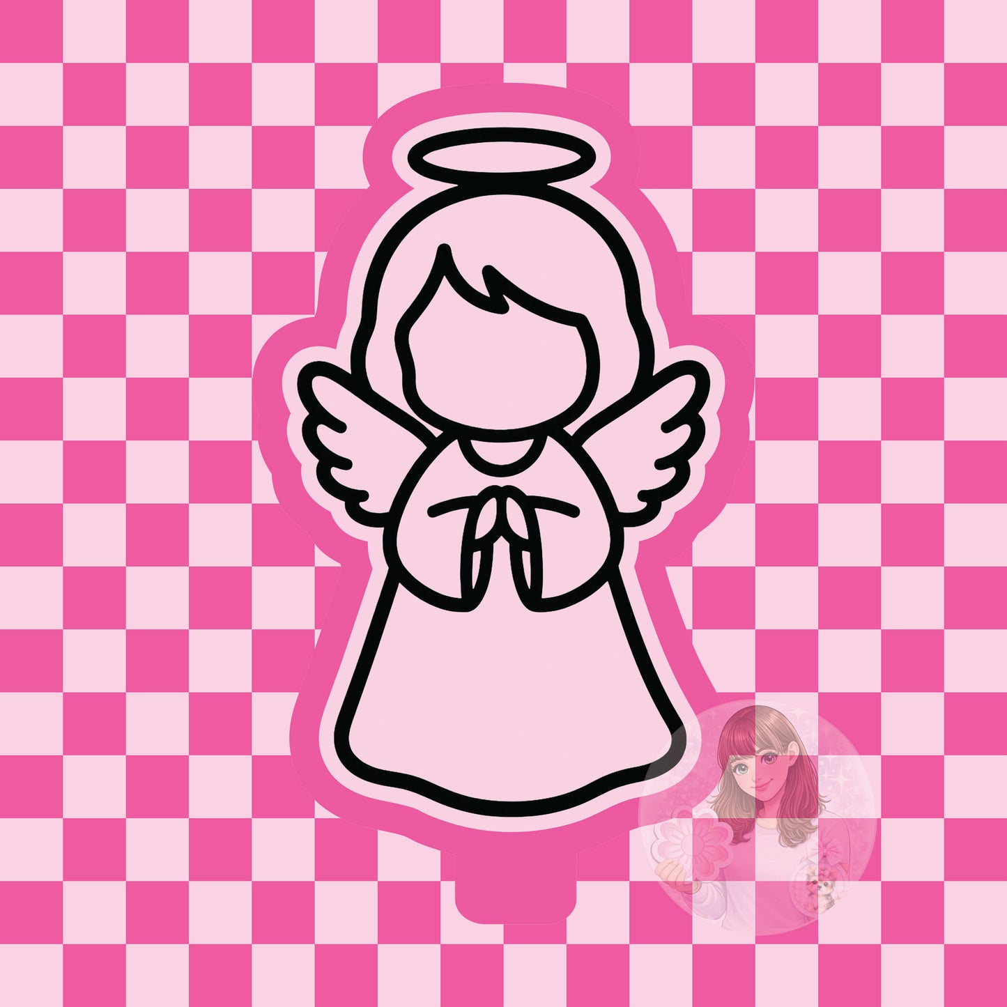 Angel silicone freshie mold