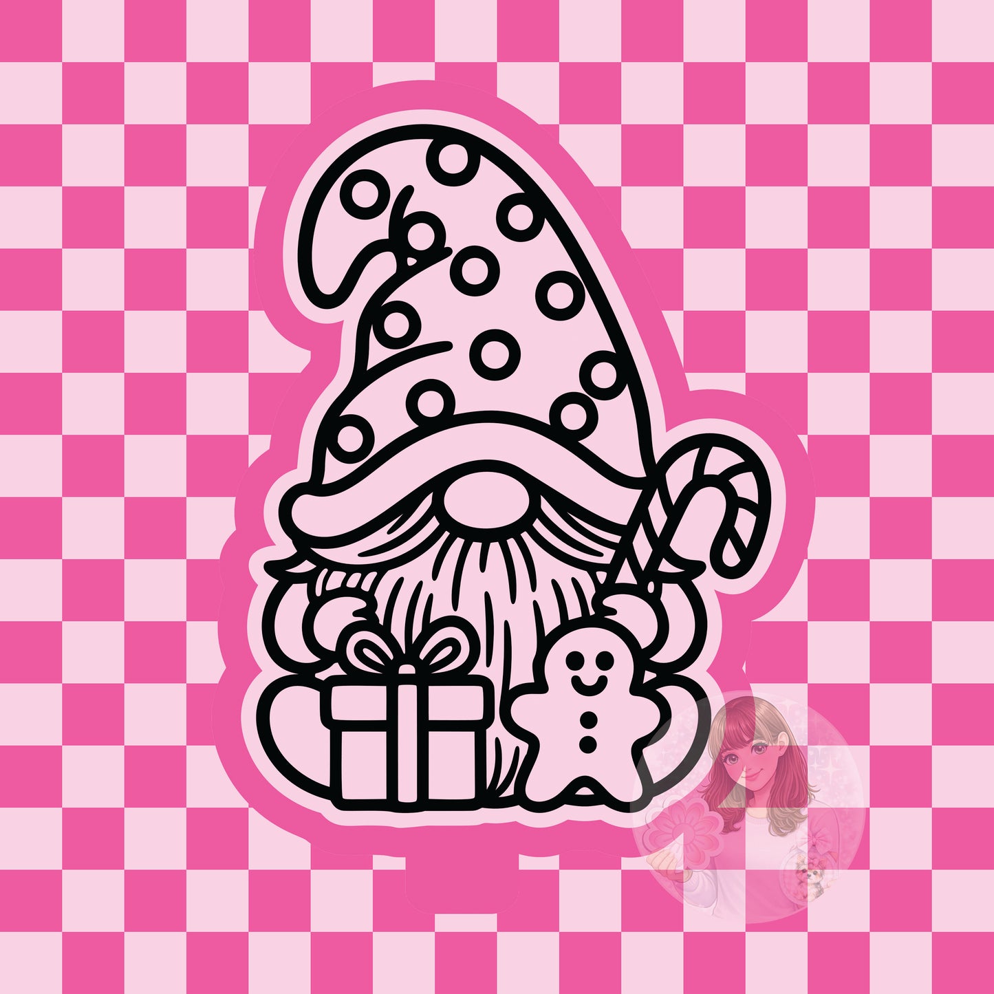 Christmas gnome silicone freshie mold