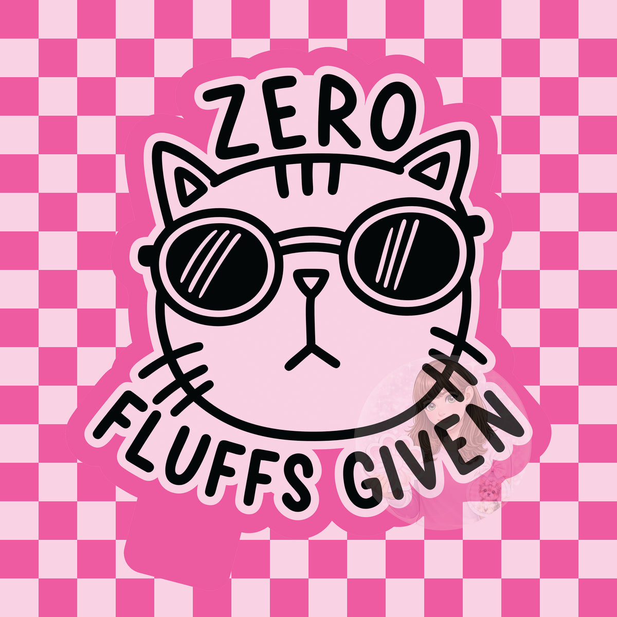 Zero fluffs given silicone mold