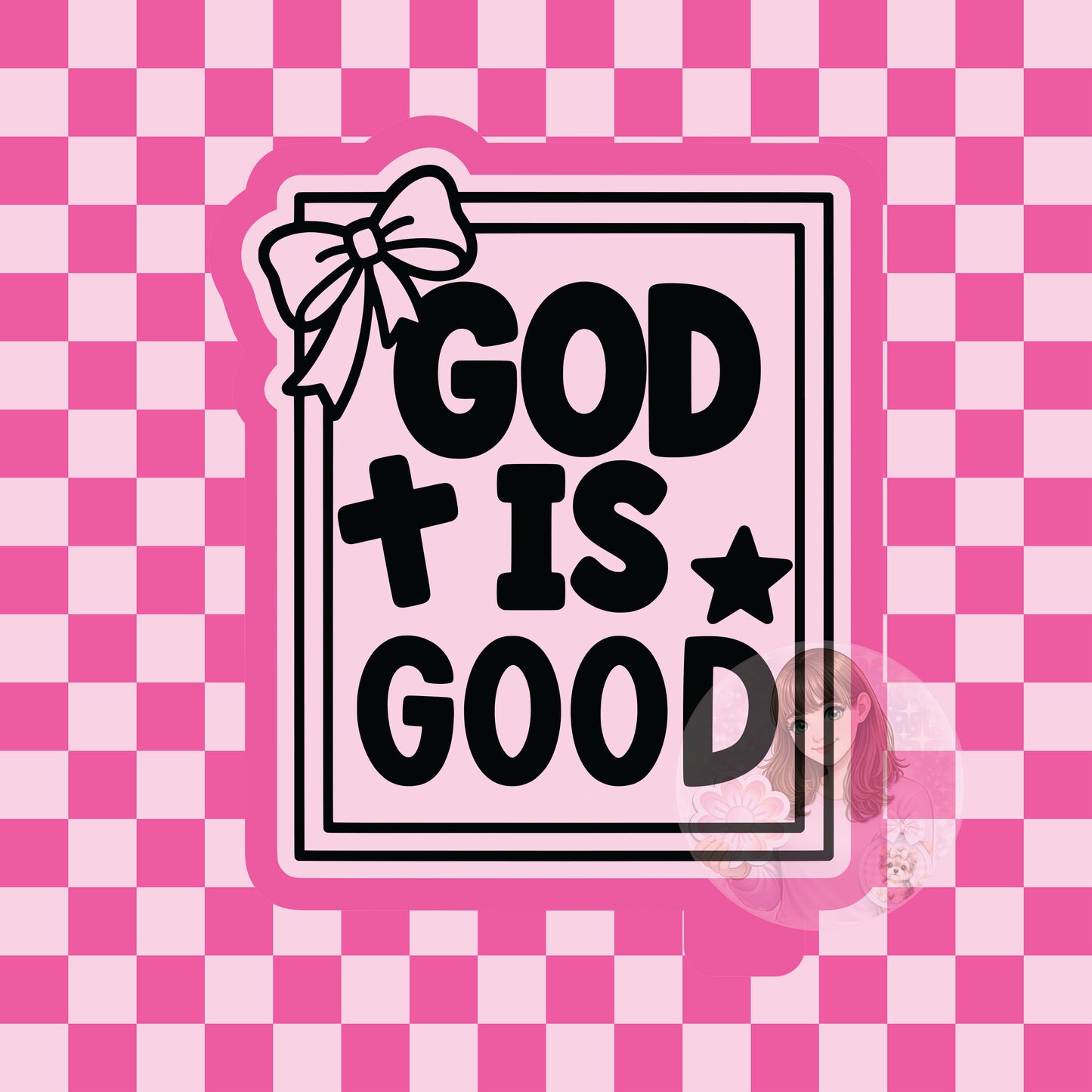 God is good silicone freshie mold