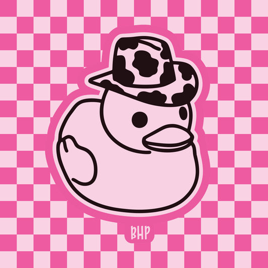 Cowboy rubber duck silicone freshie mold