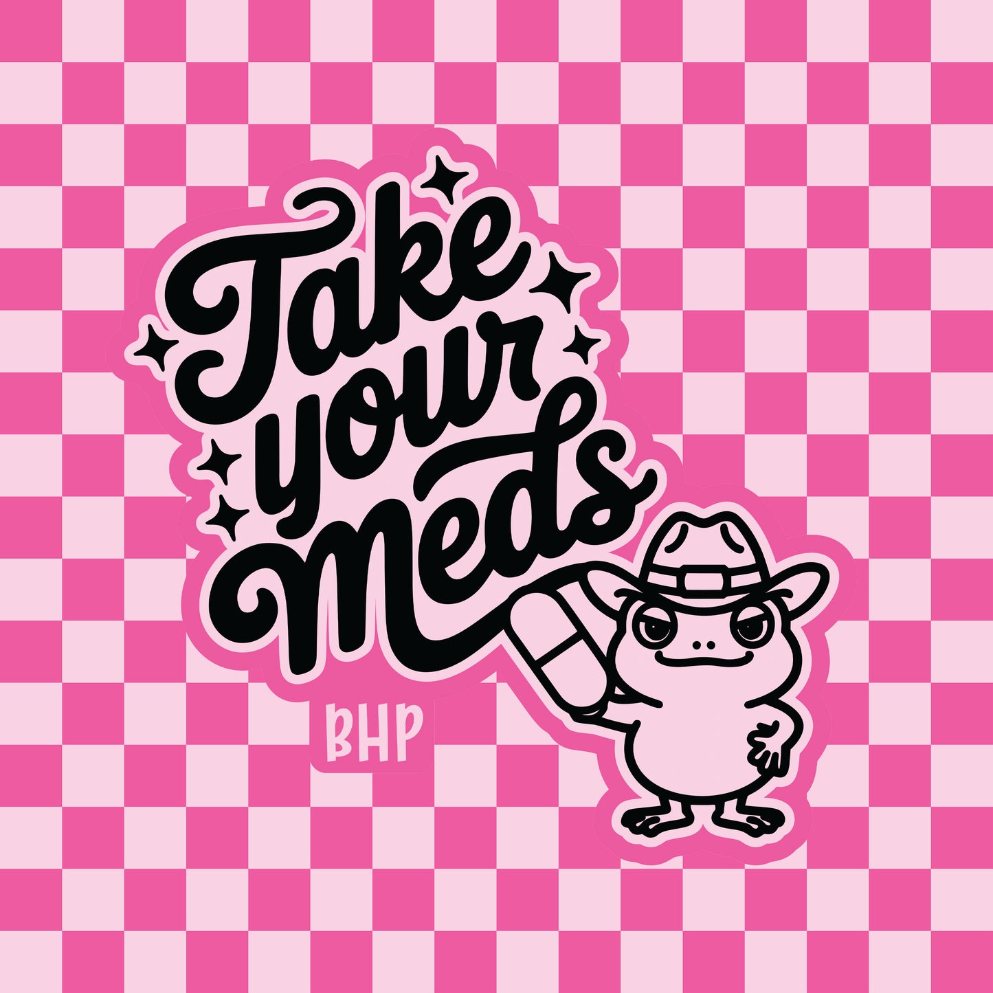 Take your meds silicone freshie mold