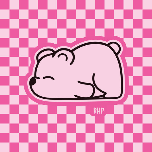 Tired bear silicone freshie mold