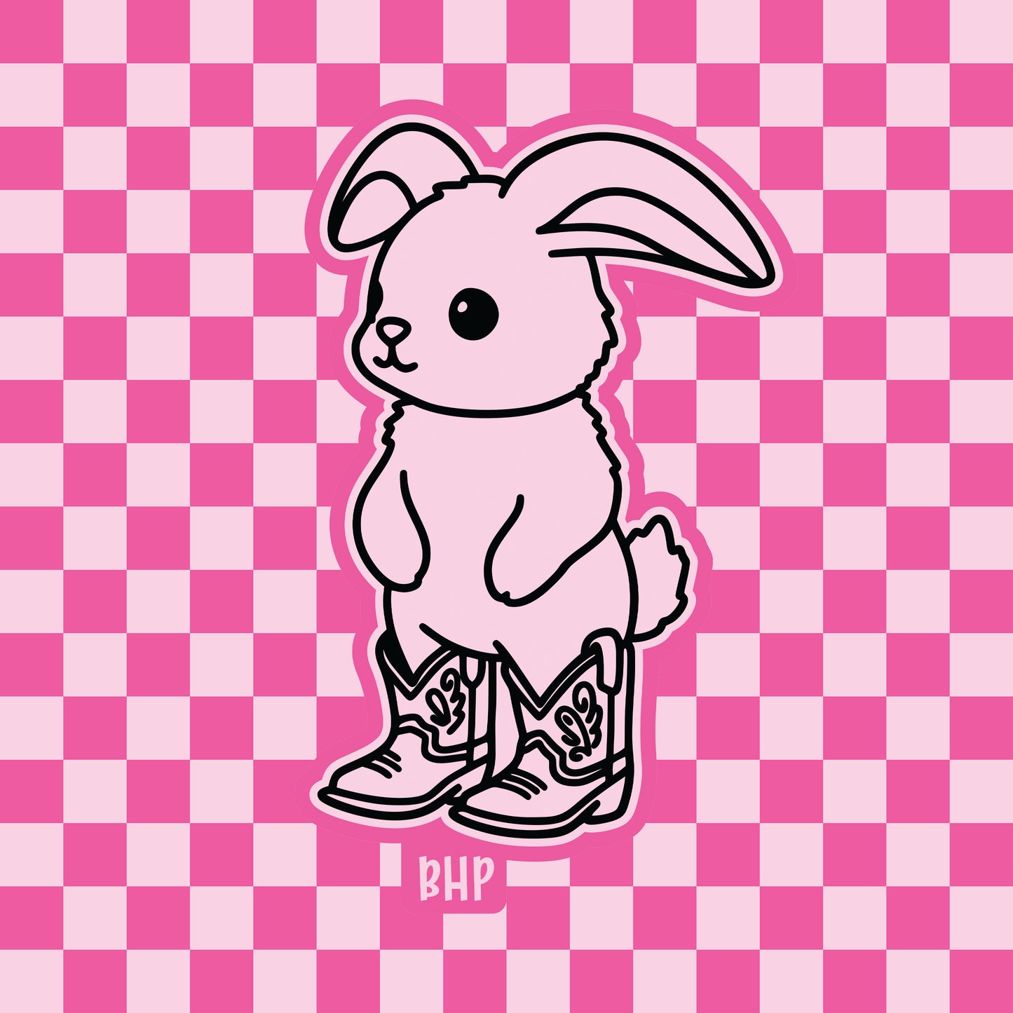 Cowboy boot bunny silicone freshie mold