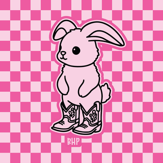 Cowboy boot bunny silicone freshie mold