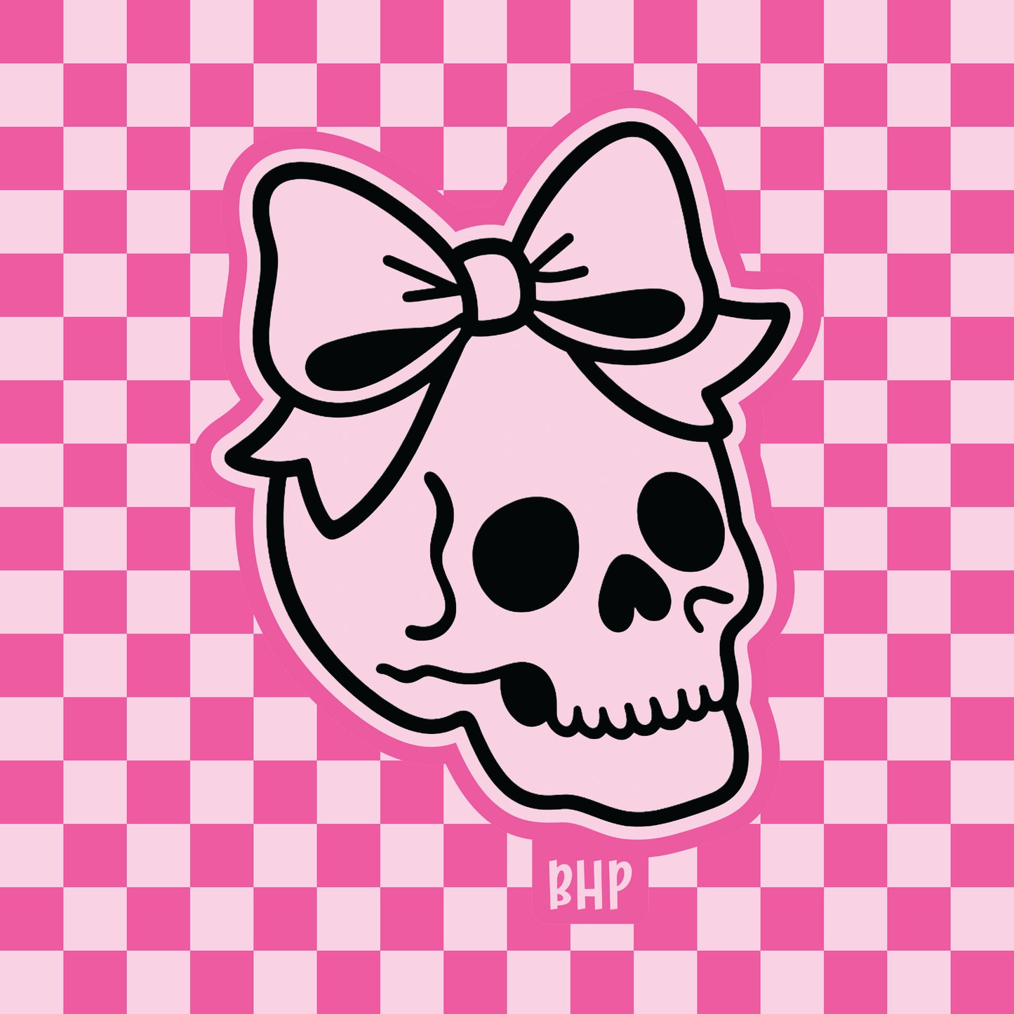 Skull with bow silicone freshie mold