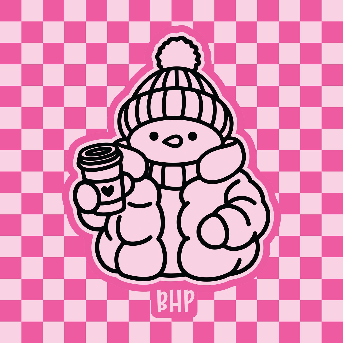 Puffer jacket snowman silicone freshie mold