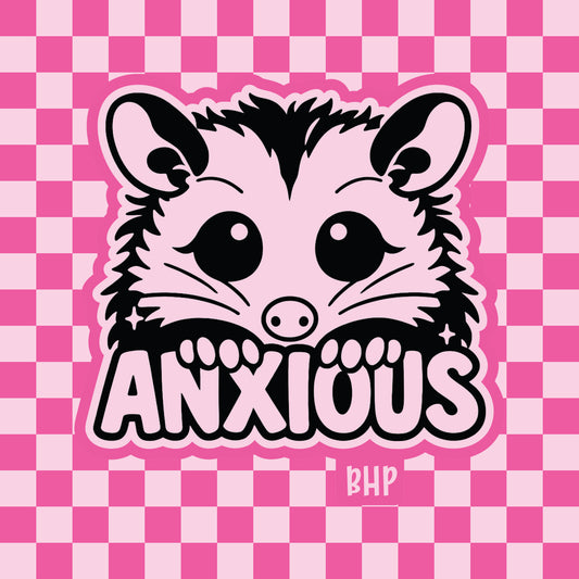 Anxious opossum silicone freshie mold