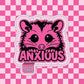 Anxious opossum silicone freshie mold