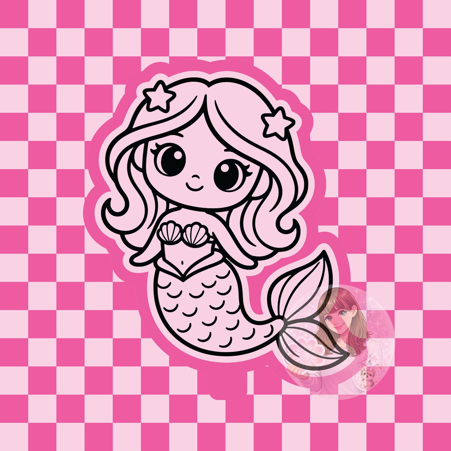 Mermaid silicone freshie mold