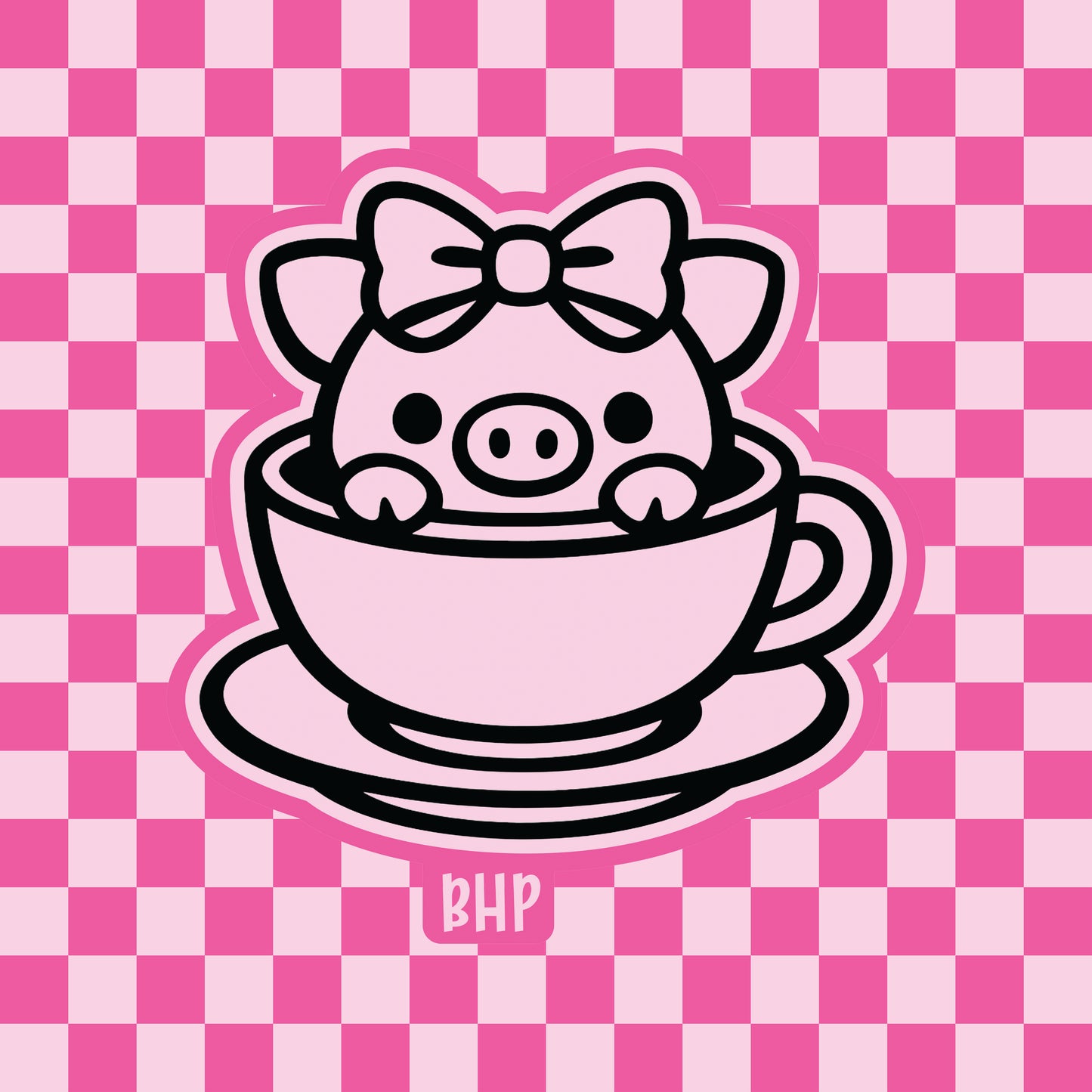 Teacup pig silicone freshie mold
