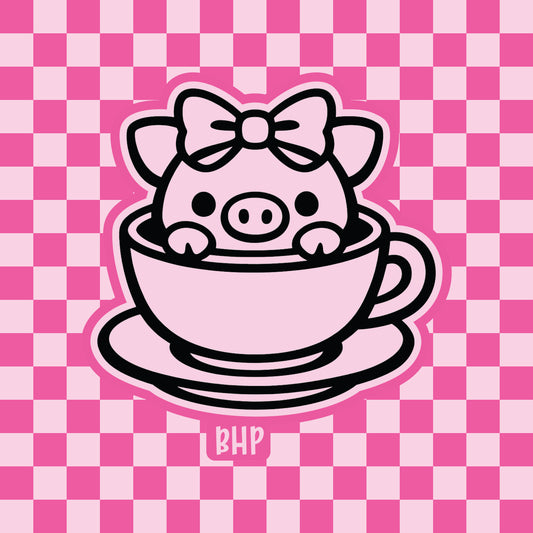 Teacup pig silicone freshie mold