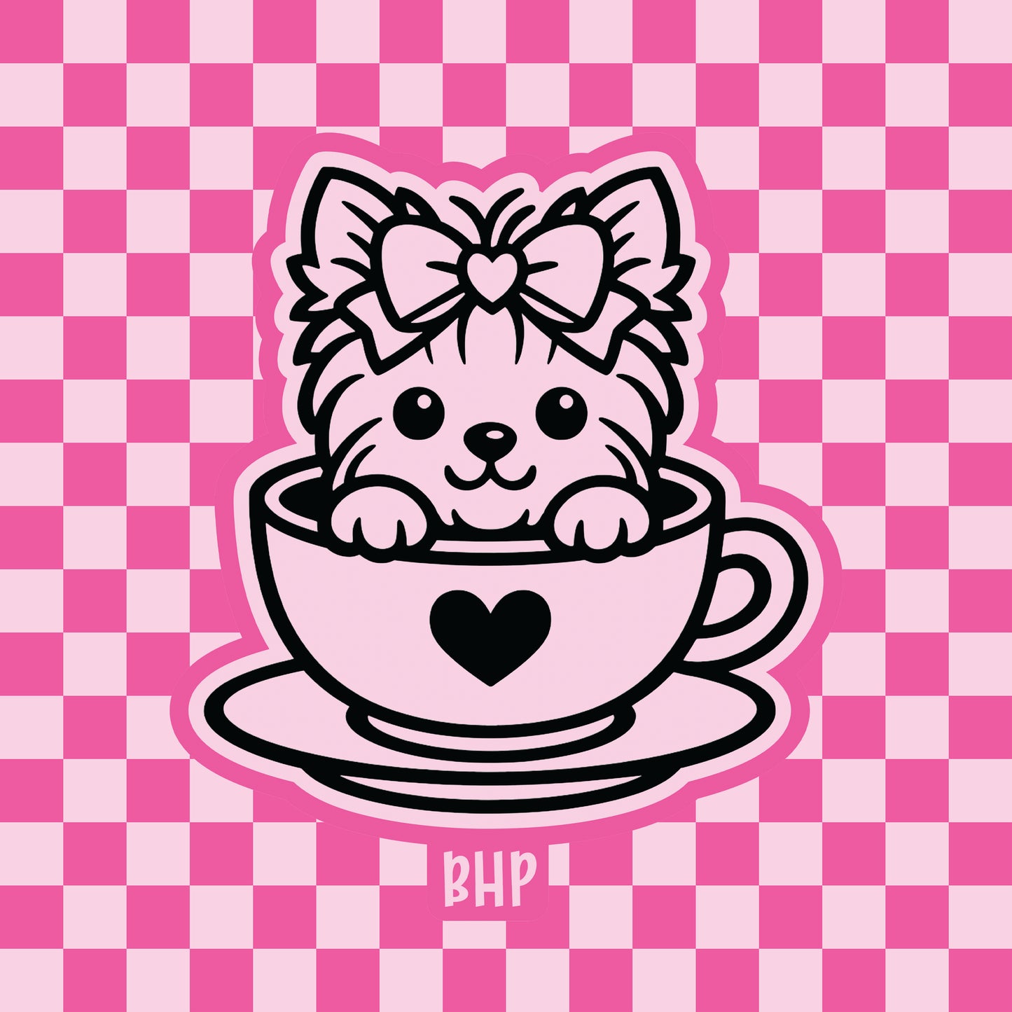 Teacup Yorkie silicone freshie mold