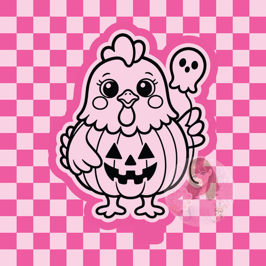 Chicken pumpkin silicone freshie mold