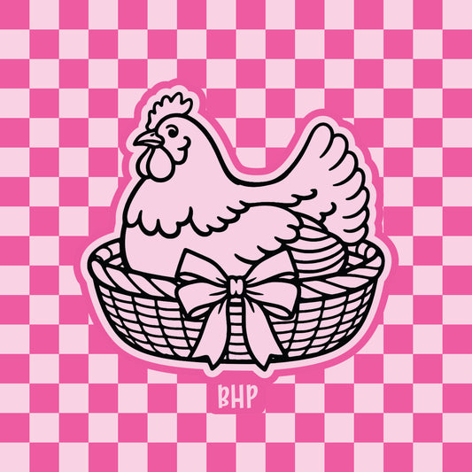 Chicken in basket silicone freshie mold