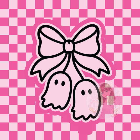 Ghost bow silicone freshie mold