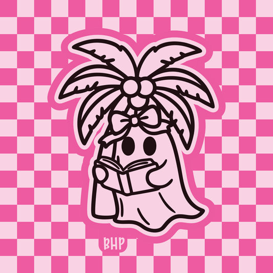 Summer ghost reading silicone freshie mold