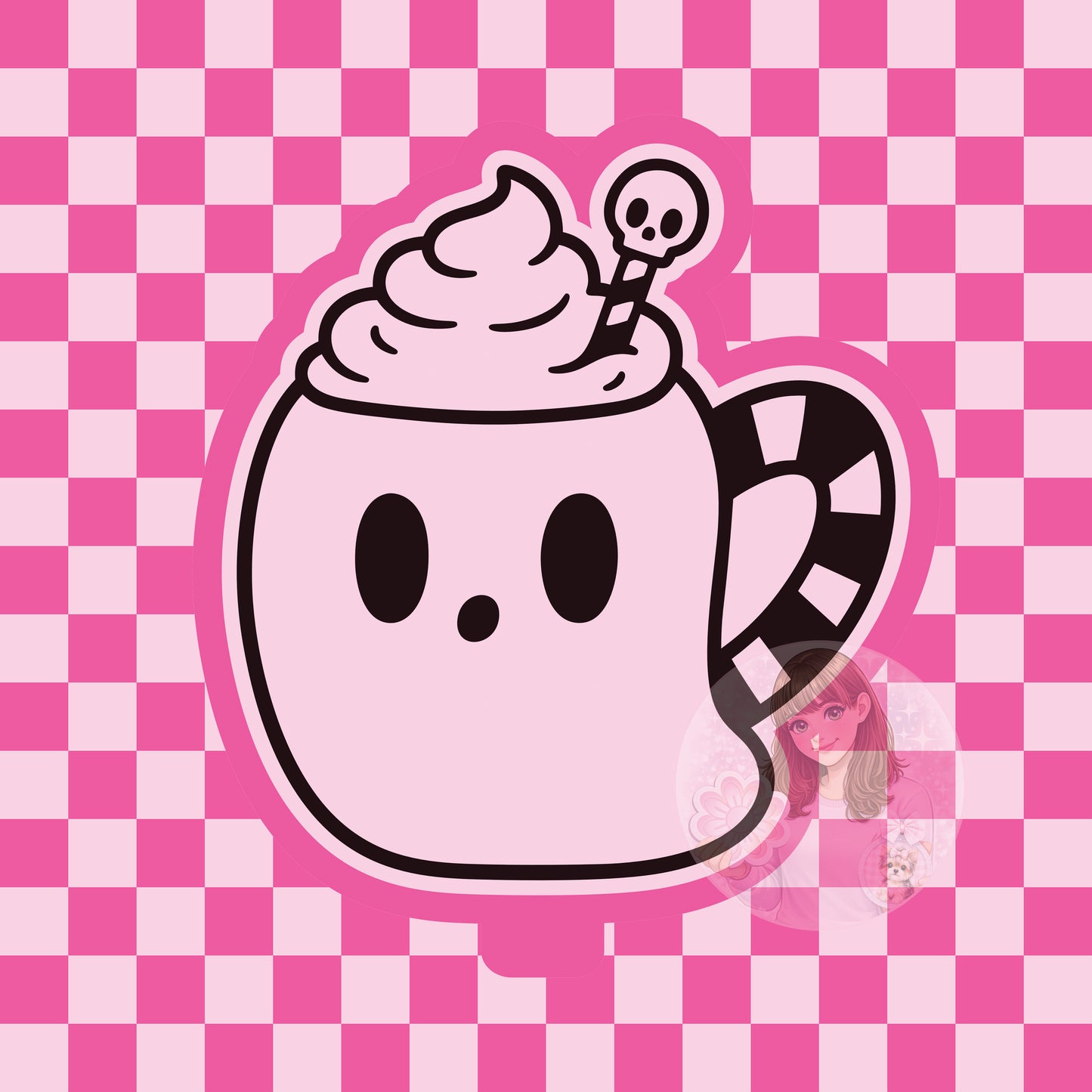Ghost hot cocoa silicone freshie mold