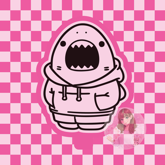 Shark in hoodie silicone freshie mold