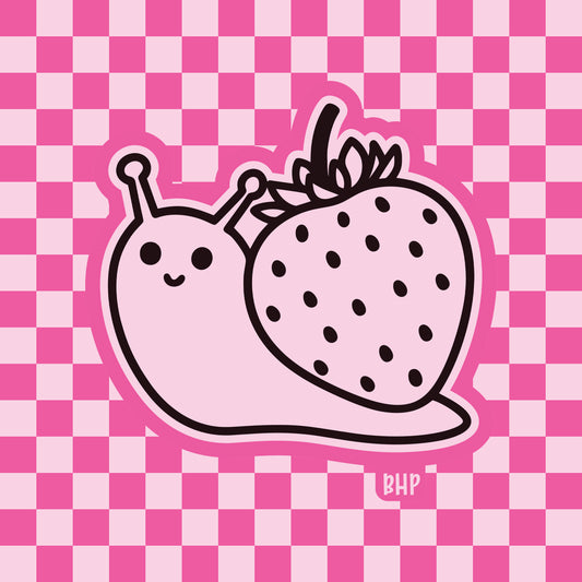 Strawberry snail silicone freshie mold