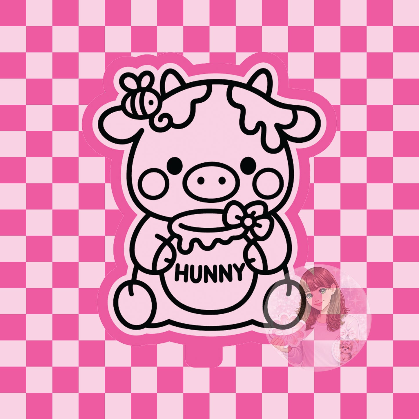 Honey cow silicone freshie mold