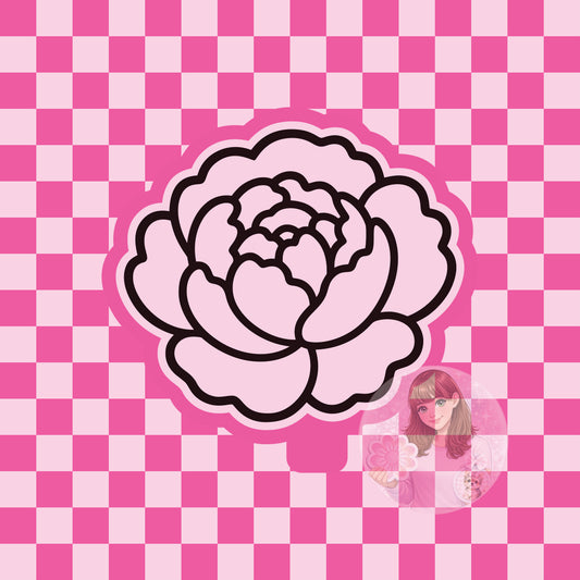 Peony silicone freshie mold