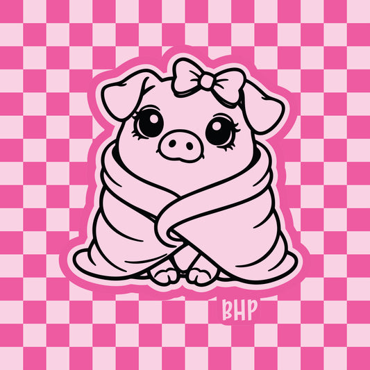 Pig in a blanket silicone freshie mold