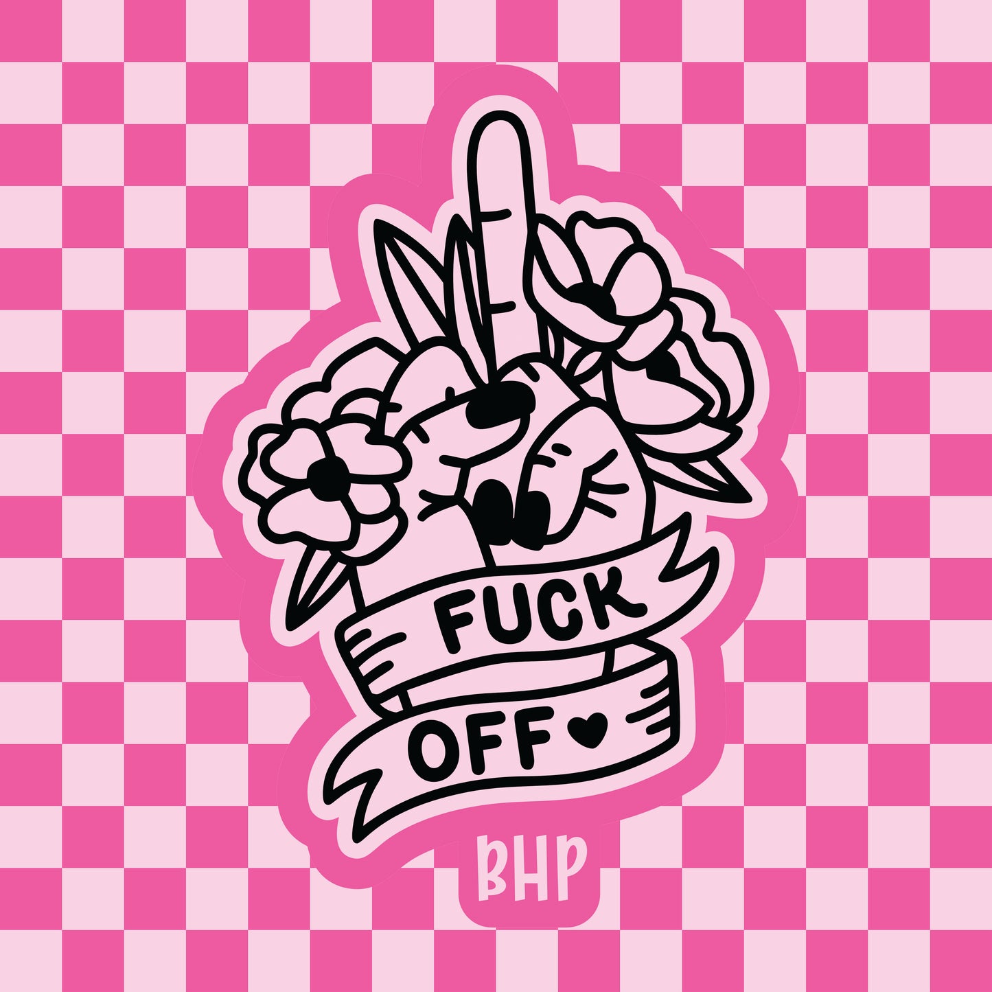 Fuck off middle finger silicone freshie mold