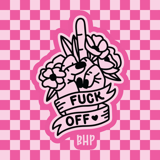 Fuck off middle finger silicone freshie mold
