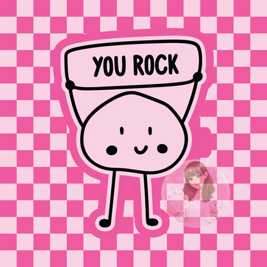 You rock silicone freshie mold