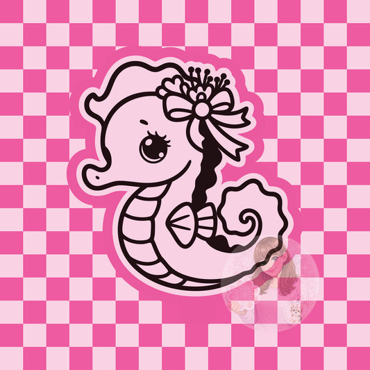 Seahorse girl silicone freshie mold