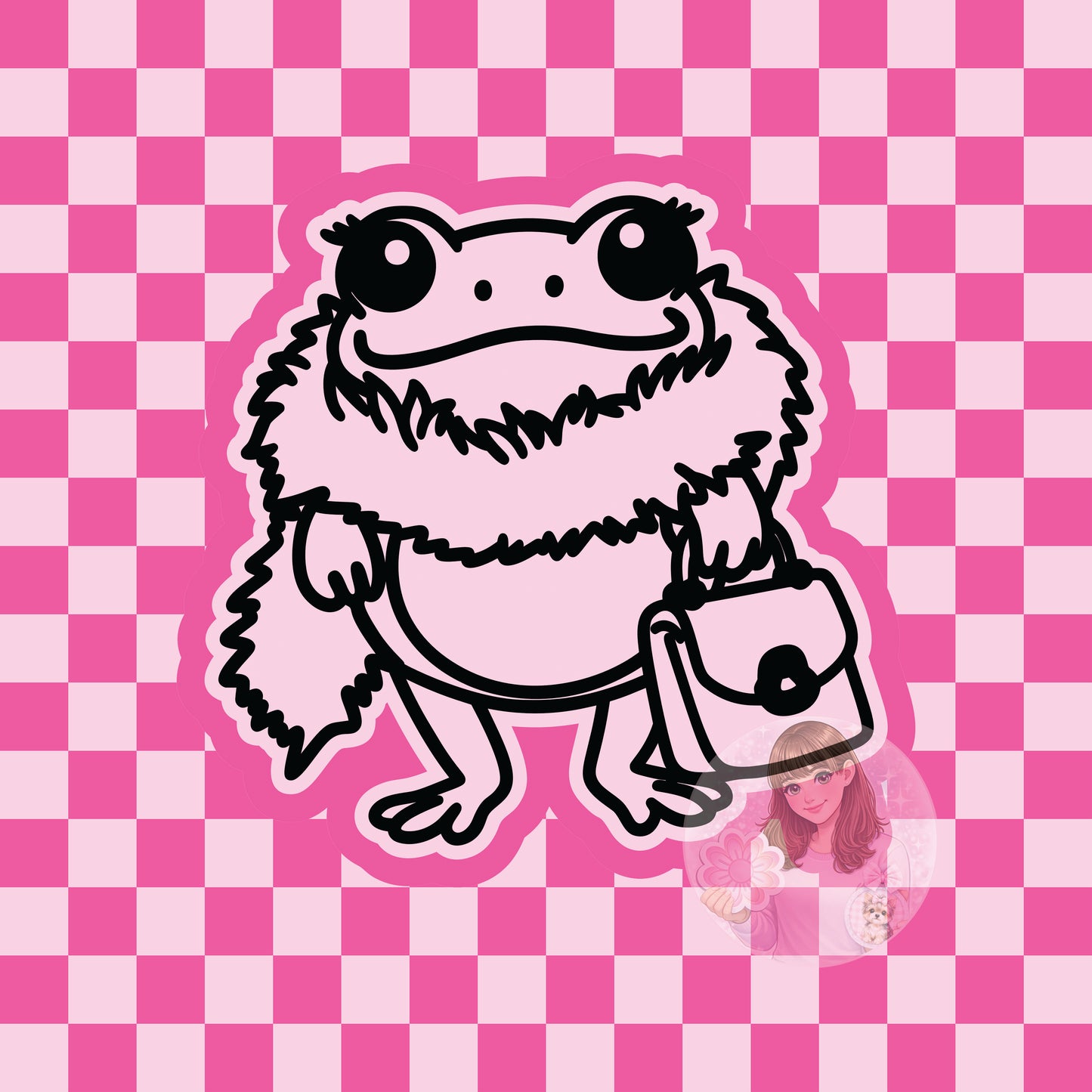 Fancy frog silicone freshie mold