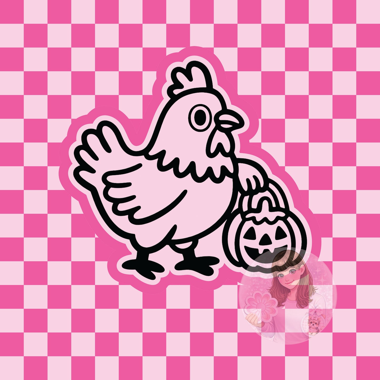 Halloween chicken silicone freshie mold