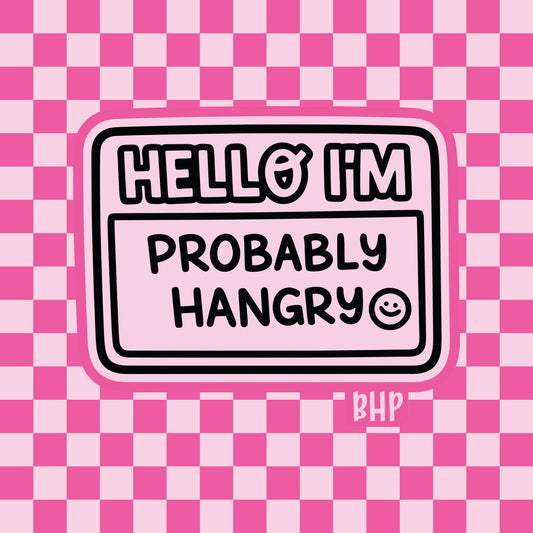 Hello I'm probably hangry silicone freshie mold